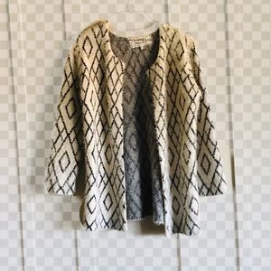 Pink Martini Wool Viscose Open Cardigan